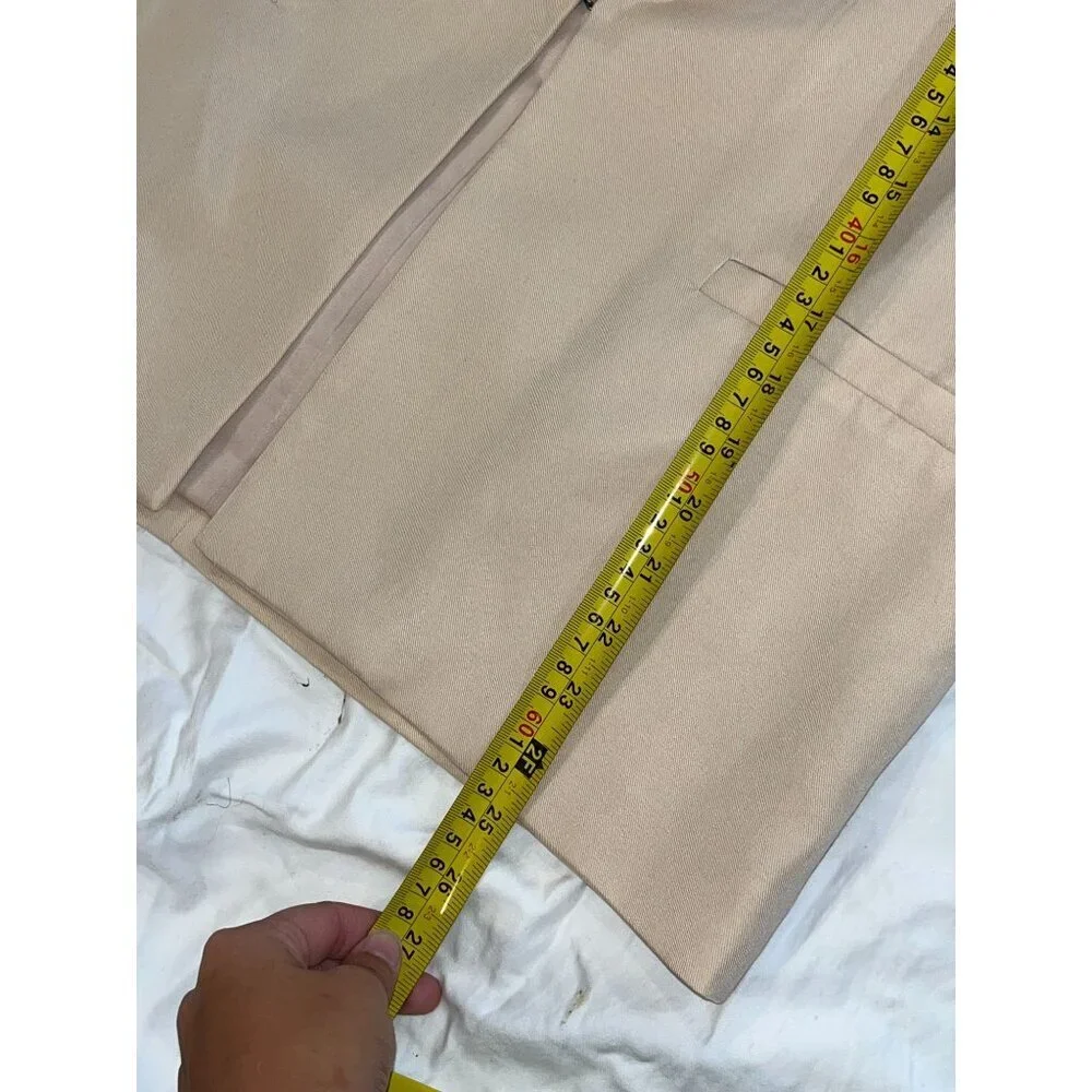 Alice + Olivia Womens Camel Blazer Size M